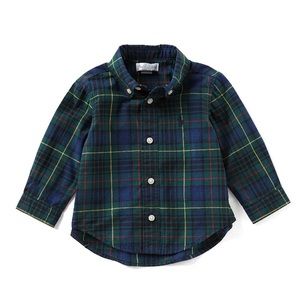 Ralph Lauren Baby boy’s long-sleeve plaid shirt